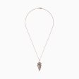 14K Rose Gold Brown and White Diamond Pendant, 0.89 TCW Supply