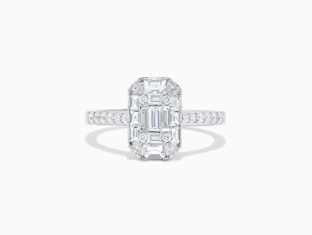 Classique 14K White Gold Diamond Ring Supply