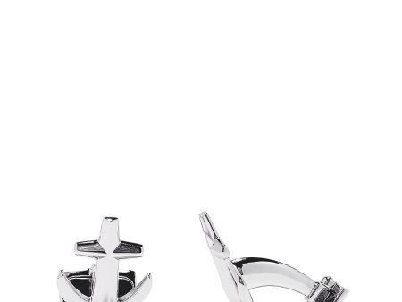 Men s Sterling Silver Anchor Cufflinks Hot on Sale