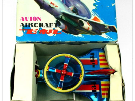 Aircraft MS 134, Vintage Tin Plate Clockwork   Wind-Up Toy, China. Online Hot Sale