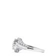 Bouquet 14K White Gold Diamond Twist Ring, 0.48 TCW Online now