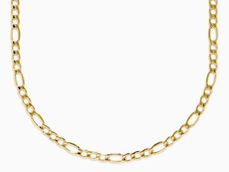 14K Yellow Gold 20  Figaro Necklace Sale