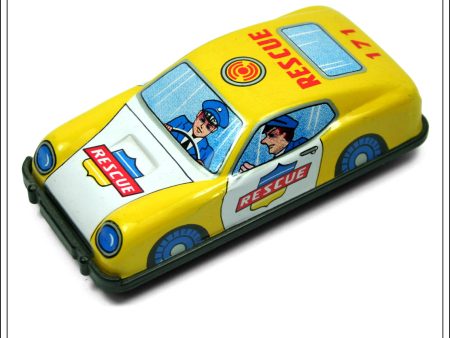 Rescue Car, Vintage Tin Toy, Kyoei, Japan. Hot on Sale