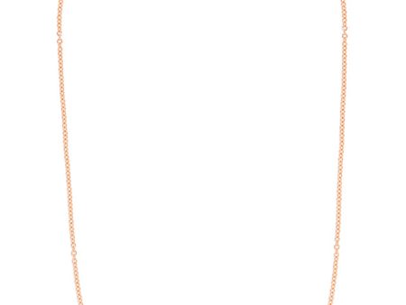 14K Rose Gold 2mm 20  Cable Chain Online now