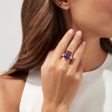 14K Rose Gold Amethyst and Diamond Cocktail Ring, 11.94 TCW Supply