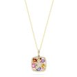 Watercolors 14K Gold Sapphire and Diamond Starfish Pendant, 1.58 TCW Hot on Sale