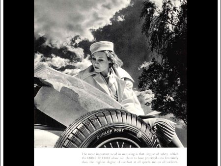 Dunlop. Original Vintage Advert From January 11th, 1939. on Sale