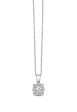 Bouquet 14K White Gold Diamond Cluster Pendant, 0.47 TCW For Discount