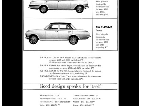 Vauxhall Cresta & Victor Estate. Original Vintage Advert From December, 1963. Online now