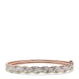 Trio 14K Tri Color Gold Diamond Bangle, 1.42 TCW Online Hot Sale