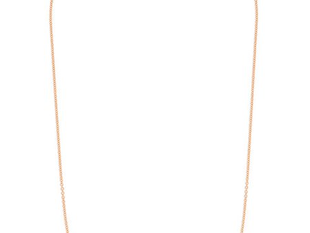 14K Rose Gold 1.5mm 18  Cable Chain Cheap