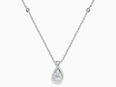 Bouquet 14K White Gold Diamond Cluster Pendant Supply