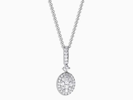 Bouquet 14K White Gold and Diamond Pendant, 0.42 TCW Online