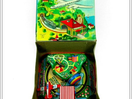 Vacationland Express, Vintage Tin Plate Clockwork   Wind-Up Novelty Toy, Yonezawa, Japan. Online