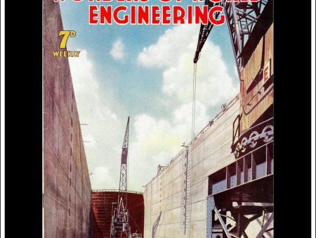 Wonders Of World Engineering Magazine No. 32. 1937. Cover - A Navigation Lock At Guntersville Dam, Alabama. Supply