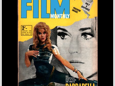 Photoplay Film Magazine, February, 1968, Vol. 19, No. 2. Barbarella, Half A Sixpence Cover. Online Hot Sale