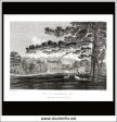 View Of Chadderton Hall, Cheshire, England. Antique Print, Copper Plate Engraving 1794. Discount