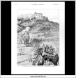 The Prince Of Wales On The Road To The Temple Of Parbuttee, Near Poonah. Antique Print, Wood Engraving, The Graphic Full Page, May 1st, 1876. Online