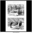 The Afghan Expedition, A Soldiers Funeral At Jellalabad. Antique Print, Wood Engraving, The Illustrated London News Full Page, March 22nd, 1879. For Discount