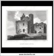 Raven s Craig Castle, Fifeshire, Scotland. Antique Print, Copper Plate Engraving 1806. For Discount