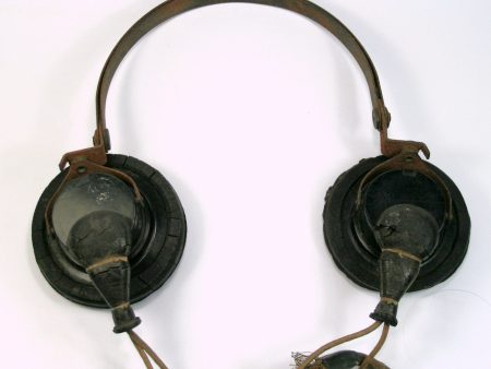 Vintage Set Of Bakelite Headphones. For Sale