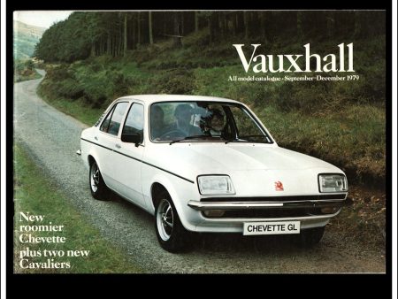 Vauxhall All Model Catalogue   Sales Brochure For September-December 1979. Chevette, Cavalier Carlton, Royale. For Sale