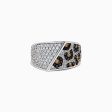 14K 2-Tone Gold Black, Espresso and White Diamond Ring, 1.67 TCW For Cheap