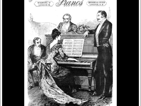 John Brinsmead & Sons Pianos. Original Vintage Advert From October 19th, 1889. Online