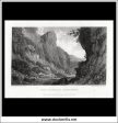 Near Castleton, Derbyshire, England. Antique Print, Steel Engraving 1830. Discount