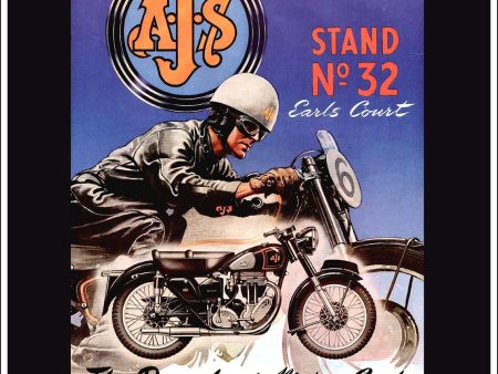 AJS Motorcycles. Original Vintage Advert From November, 1952. Hot on Sale