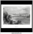 Waterford, Co. Waterford, Ireland. Antique Print, Steel Engraving c. 1840. Cheap