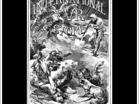 The International Fur Store. Original Vintage Advert From August 13th, 1887. Online Sale