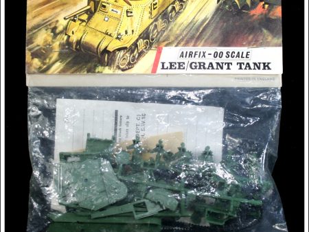 Airfix Lee Grant Tank OO Scale Kit. Vintage Red Stripe Bag. Online Sale