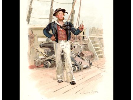 Boatswain (About 1829), Her Majesty s Navy. Antique Print c. 1890. Online now