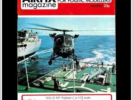 Airfix Magazine, December, 1975. Cover - Royal Navy Wasp Helicopter. Hot on Sale