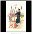 Signalling, Her Majesty s Navy. Antique Print c. 1890. Supply