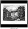 Traquair Castle, Peebleshire, Scotland. Antique Print, Copper Plate Engraving 1815 Sale