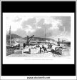 Plymouth Breakwater, From The West, Devonshire, England. Antique Print, Steel Engraving c. 1830. Online now