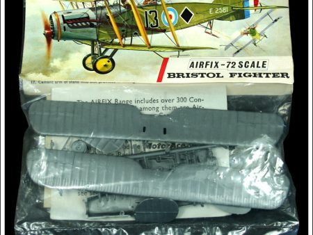 Airfix Bristol Fighter F2B 1:72 Scale Kit. Vintage Red Stripe Bag. Online Hot Sale