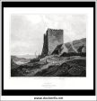 The Tower Of Goldieland, Roxburghshire, Scotland. Antique Print, Copper Plate Engraving 1814 Cheap