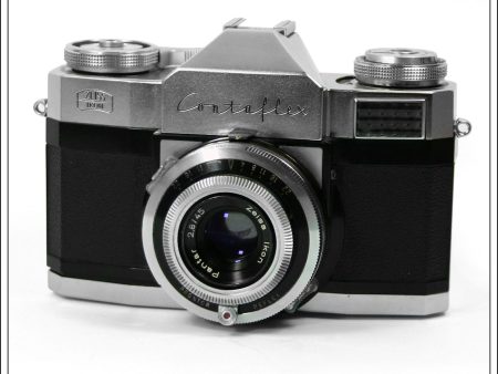 Zeiss Ikon Contaflex 35mm Film Camera   Pantar 2.8   45 Lens. Online Hot Sale