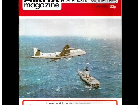 Airfix Magazine, January, 1975. Cover - Nimrod Flies Over The Soviet Helicopter Carrier Leningrad. Online Sale