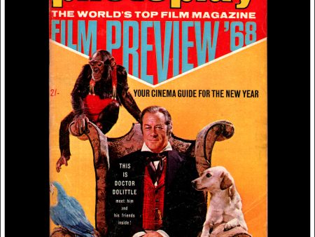 Photoplay Film Magazine, January, 1968, Vol. 19, No. 1. Dr Dolittle Cover. Online