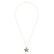 Watercolors 14K Gold Sapphire & Diamond Starfish Pendant, 1.27 TCW on Sale