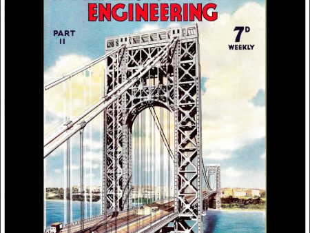 Wonders Of World Engineering Magazine No. 11. 1937. Cover - The George Washington Bridge, Completed In 1932. Online