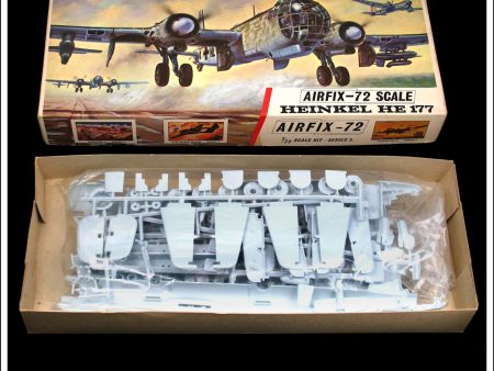 Airfix Heinkel HE 177. 1:72 Scale Kit. Vintage Red Stripe Box. Cheap