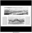 The Zulu War: Colonel Pearson s Intrenched Position At Ekowe. Antique Print, Wood Engraving, The London Illustrated News Full Page, April 5th, 1879. Online Hot Sale