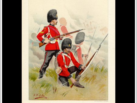 The 87th Princess Victoria s (Royal Irish Fusiliers), Her Majesty s Army. Antique Print c. 1890. For Cheap