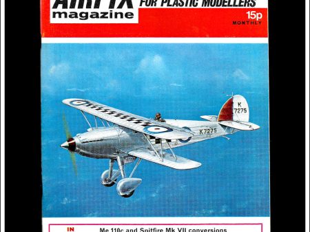 Airfix Magazine, August, 1971. Cover - Hawker Fury II. For Sale