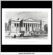 The Fitzwilliam Museum, Cambridge, Cambridgeshire, England. Antique Print, Steel Engraving c. 1846. Hot on Sale